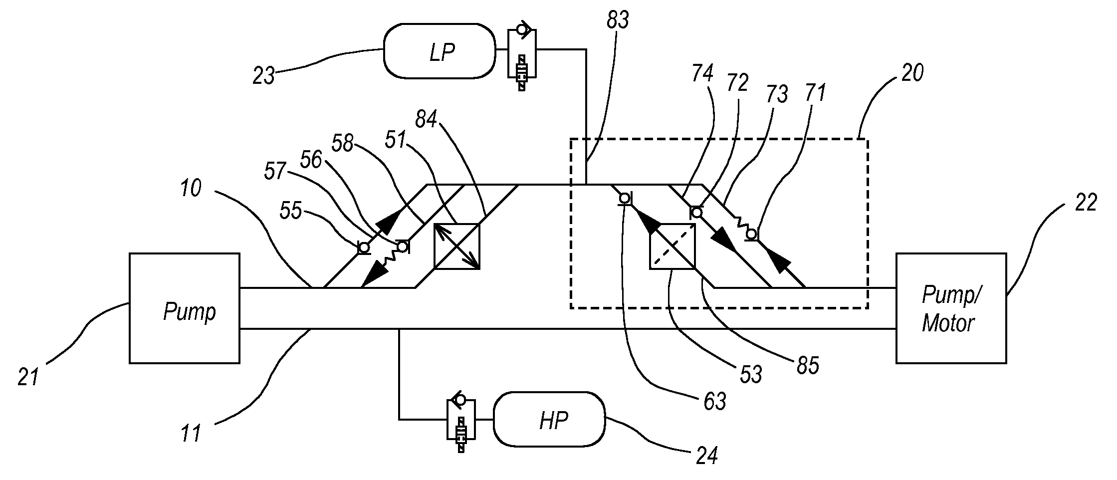 Hydraulic Circuit and Manifold with Multifunction Valve