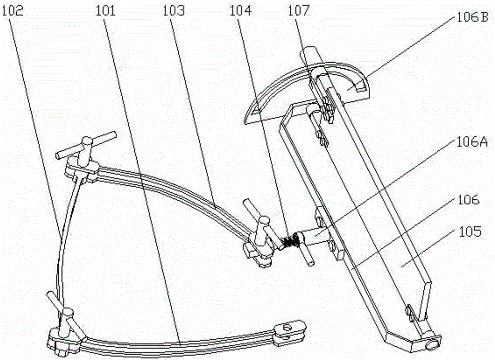 A human body puncture positioner