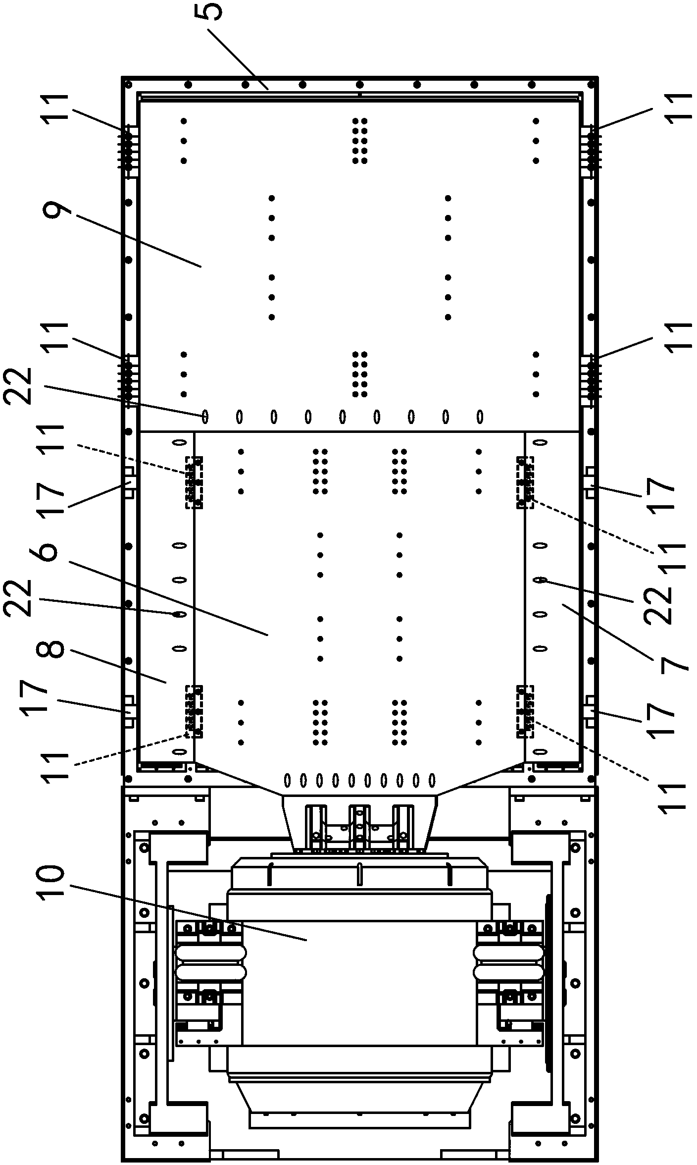 Assembly type horizontal sliding table