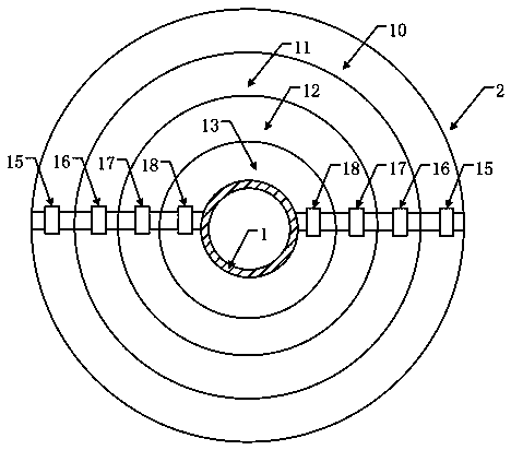 Capacitive type online corrosion monitoring device and method