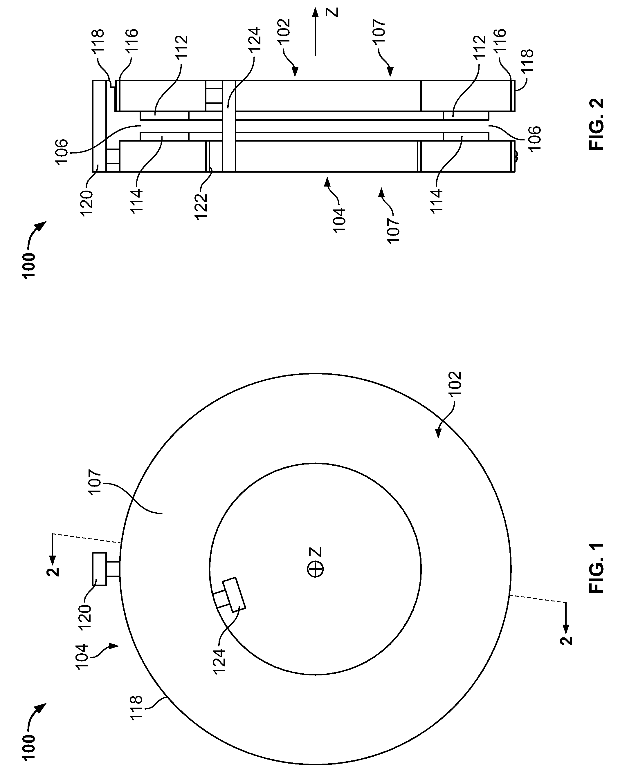 Contactless power and data transmission apparatus