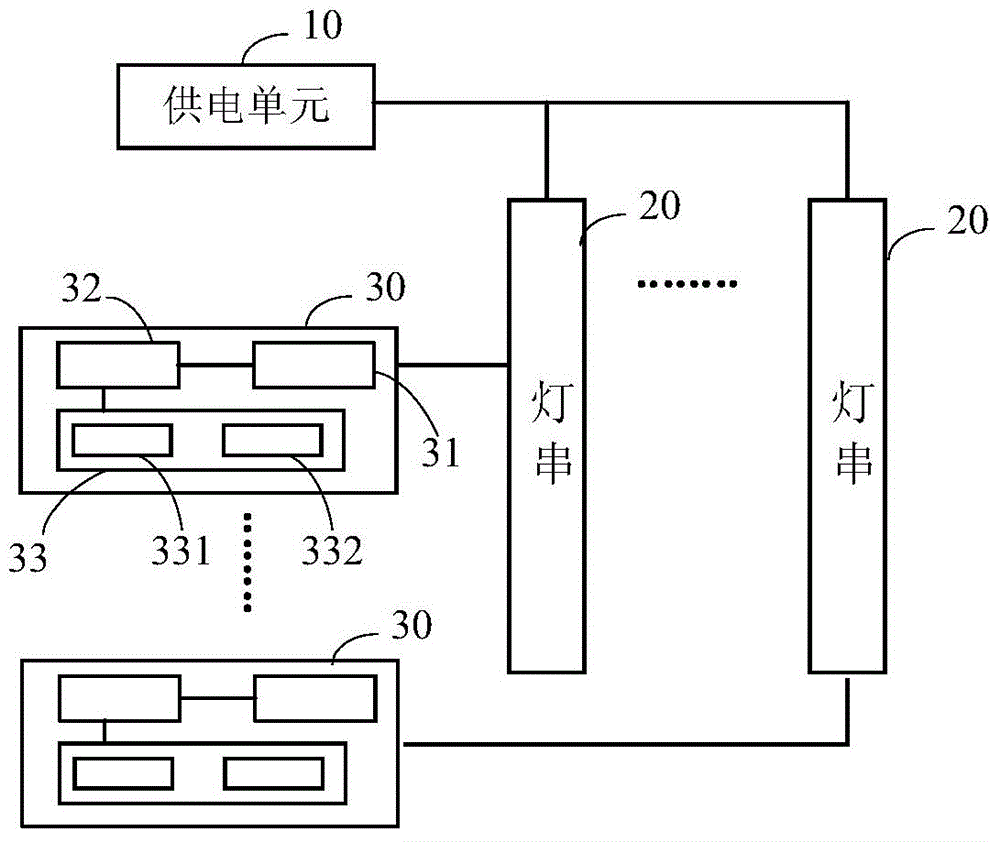 Backlight circuit and backlight with same