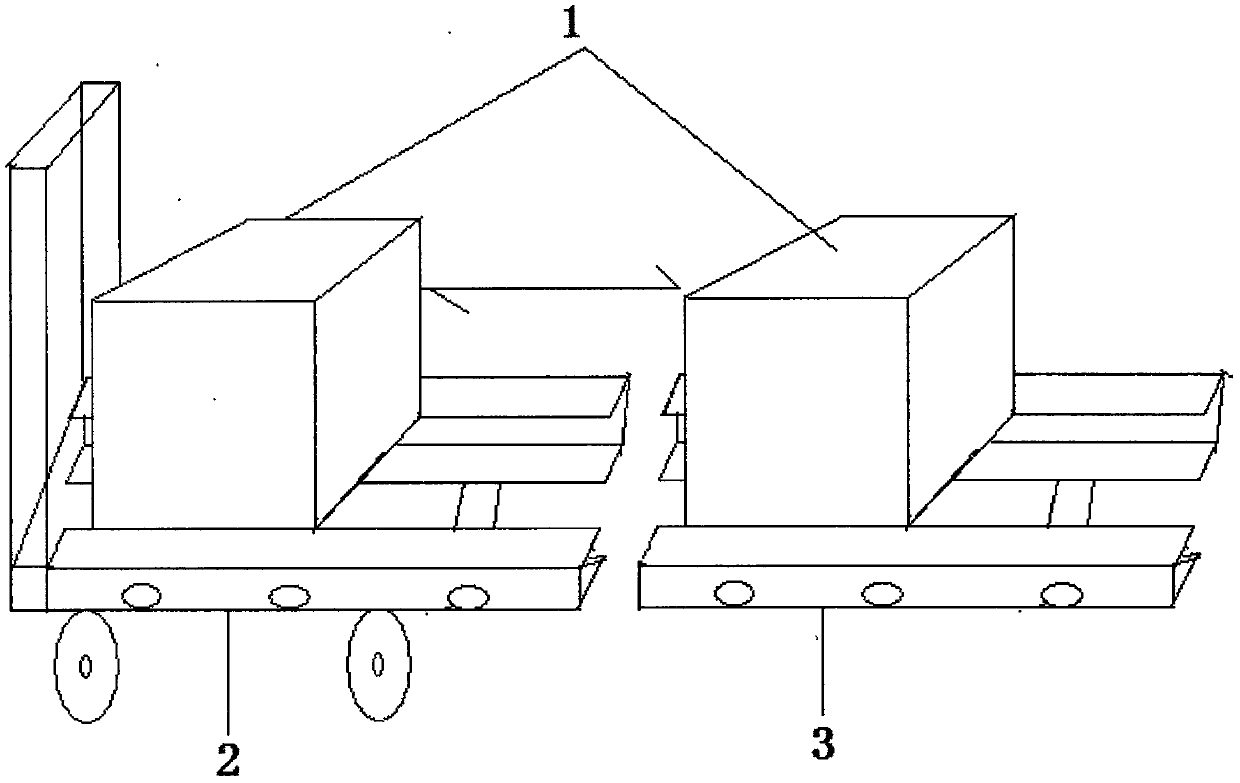 Magnetic levitation cargo loading and unloading circulation system
