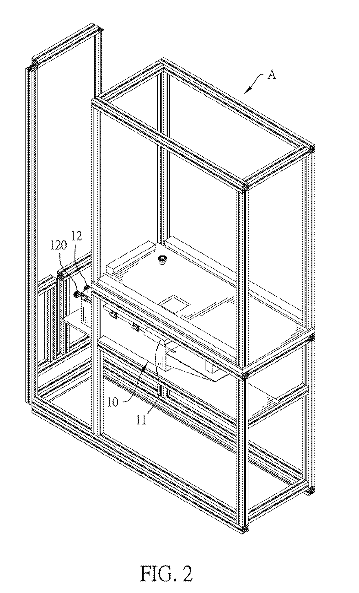 Cooking device for a food vending machine