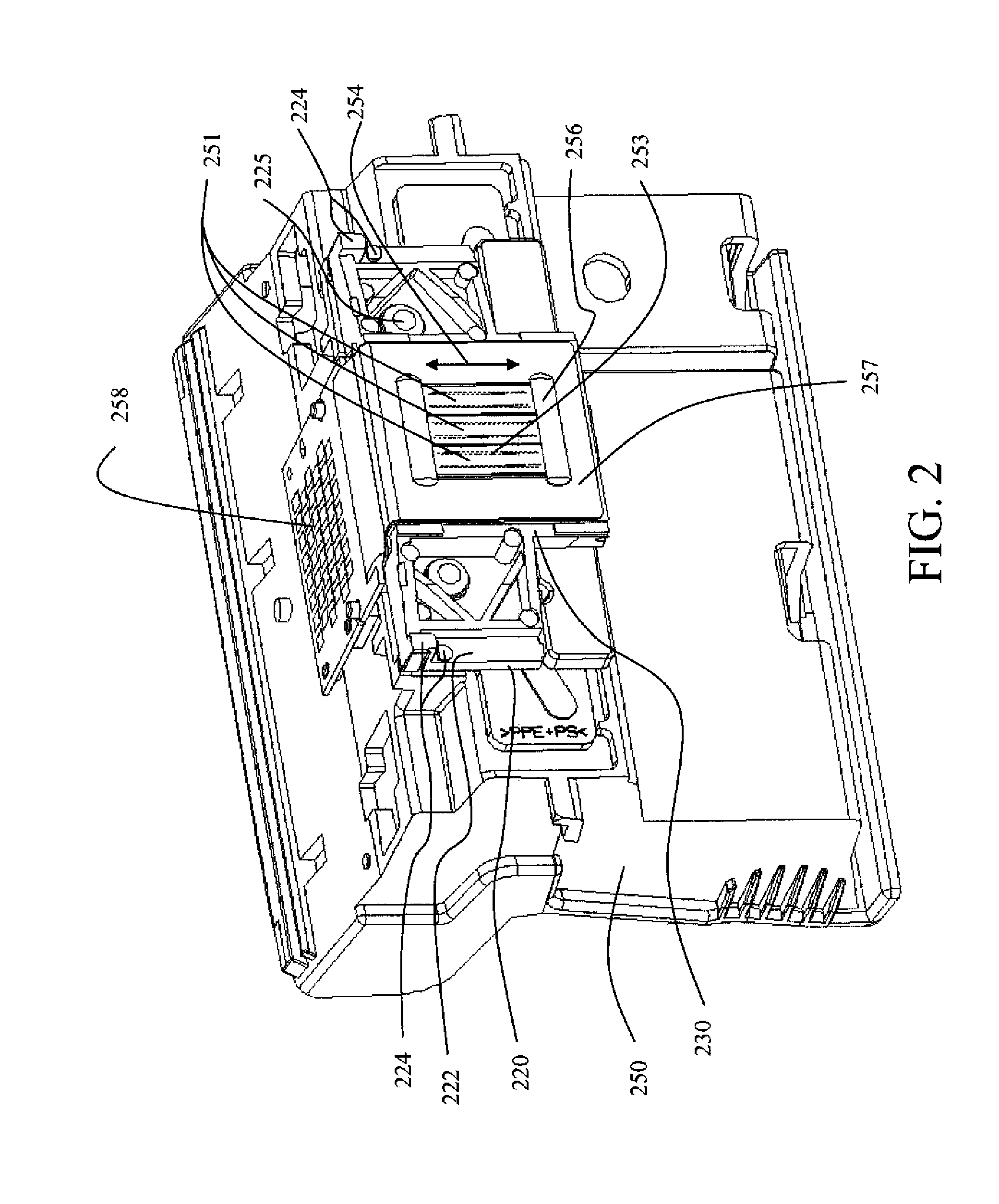 Fluid ejection assembly having a mounting substrate