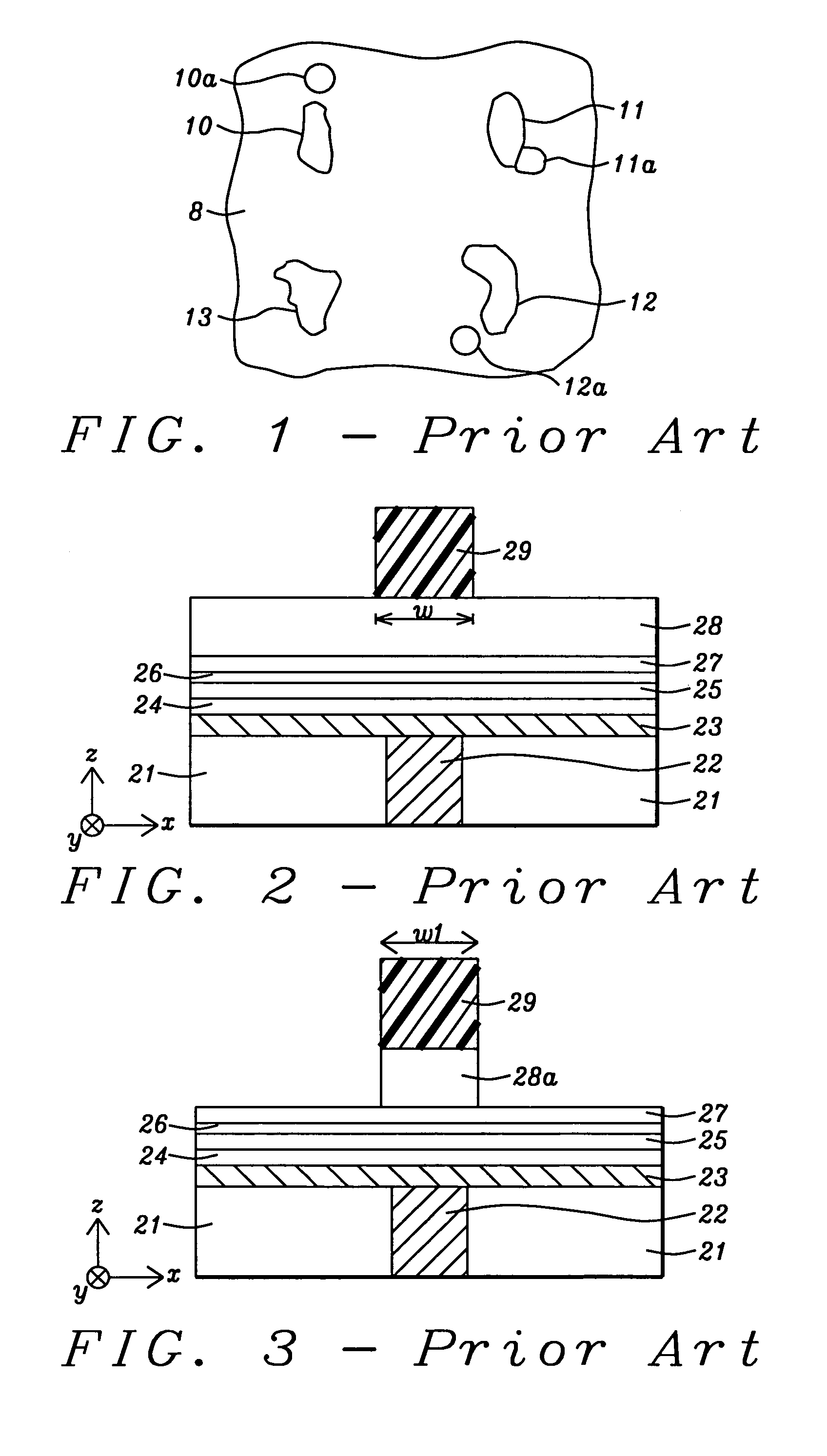 Composite hard mask with upper sacrificial dielectric layer for the patterning and etching of nanometer size MRAM devices