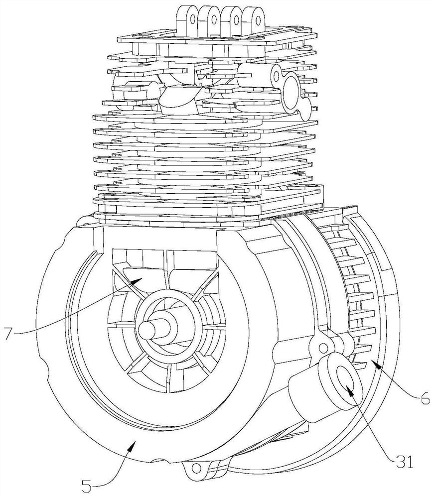 Lubricating system of engine, using method and garden equipment