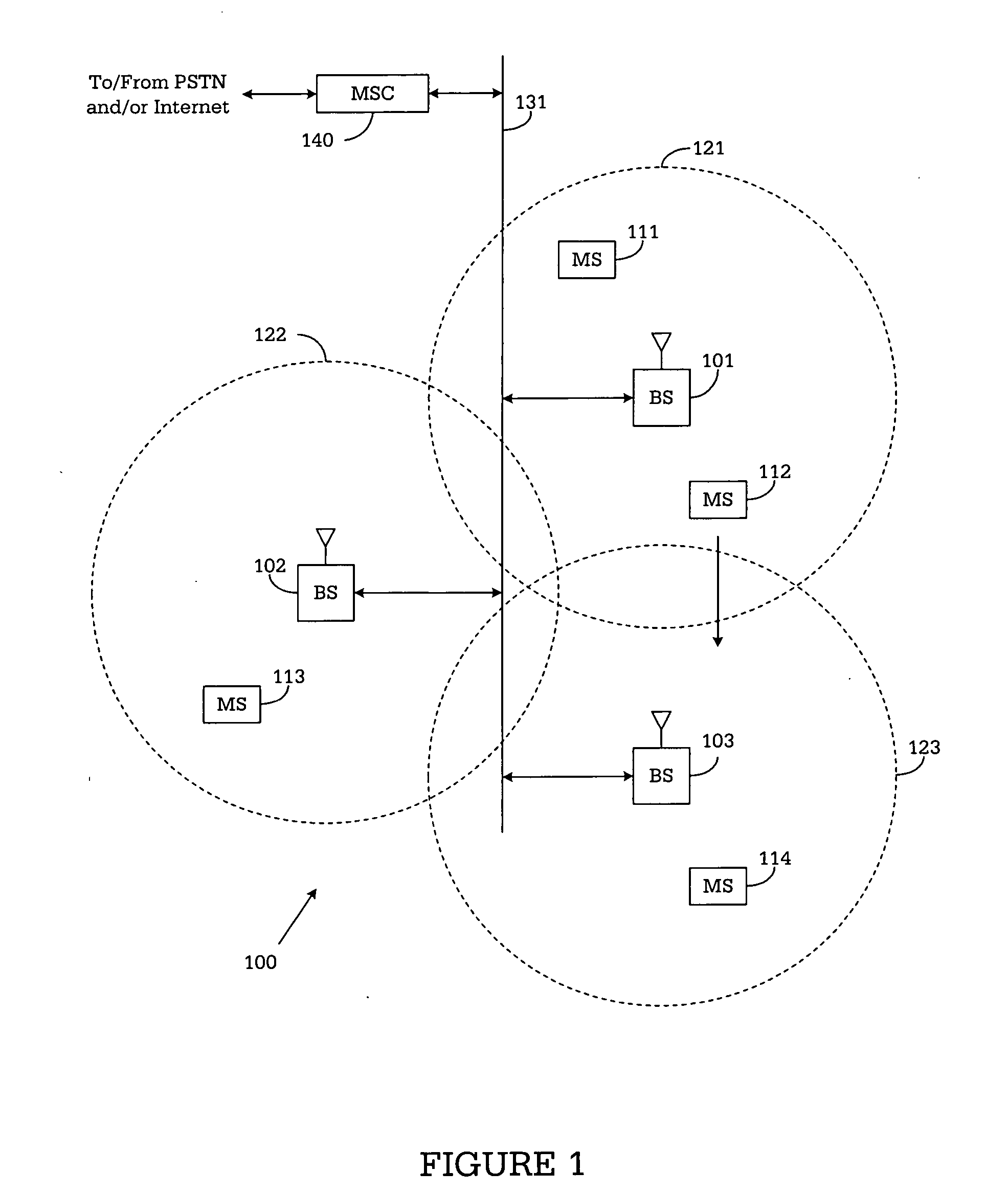 Apparatus and method for allocating walsh codes to mobile stations in an adaptive antenna array wireless network