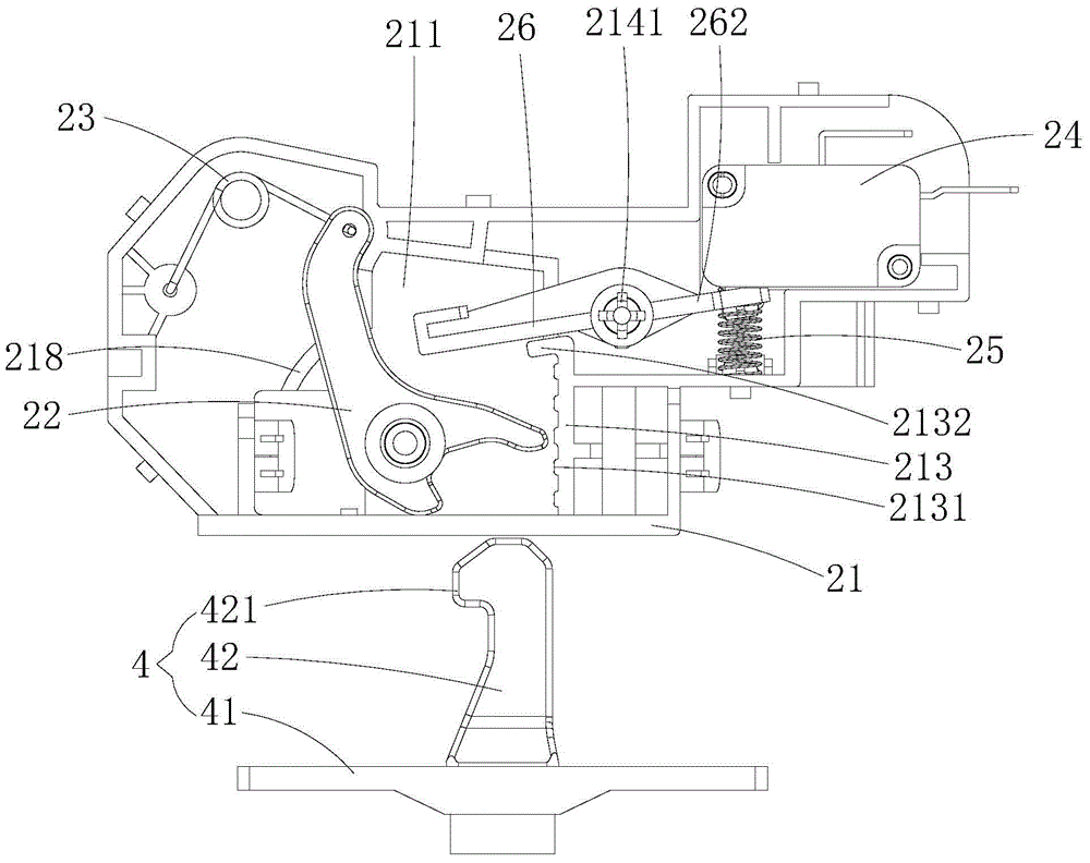 Dishwasher door lock mechanism and dishwasher