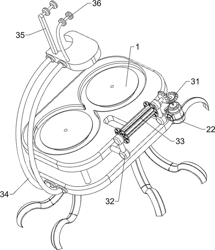 Protective rope rolling and packaging device for new energy wind driven generator safety officer