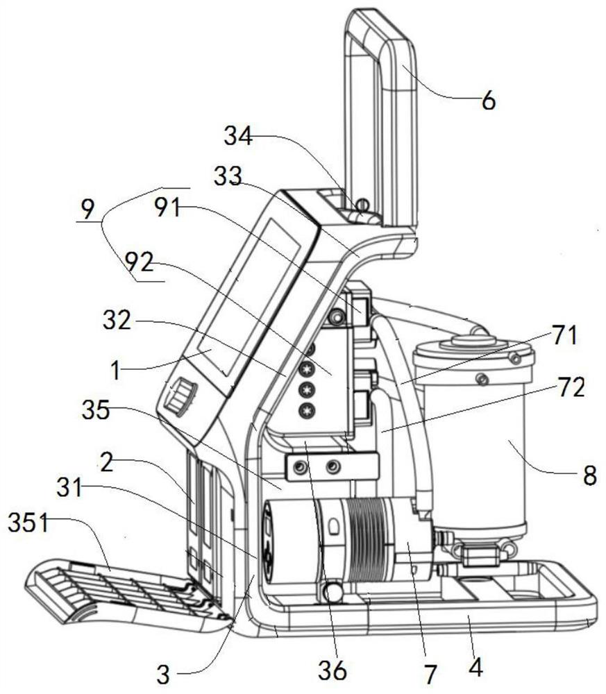 Extracorporeal membrane oxygenation device