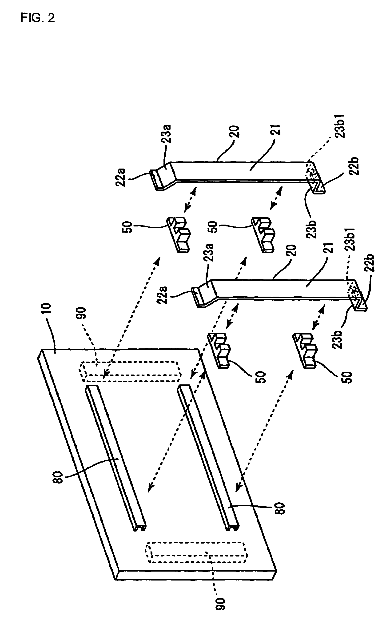 Plasma television, flat panel display fixing structure, flat panel television, and method of assembling flat panel television
