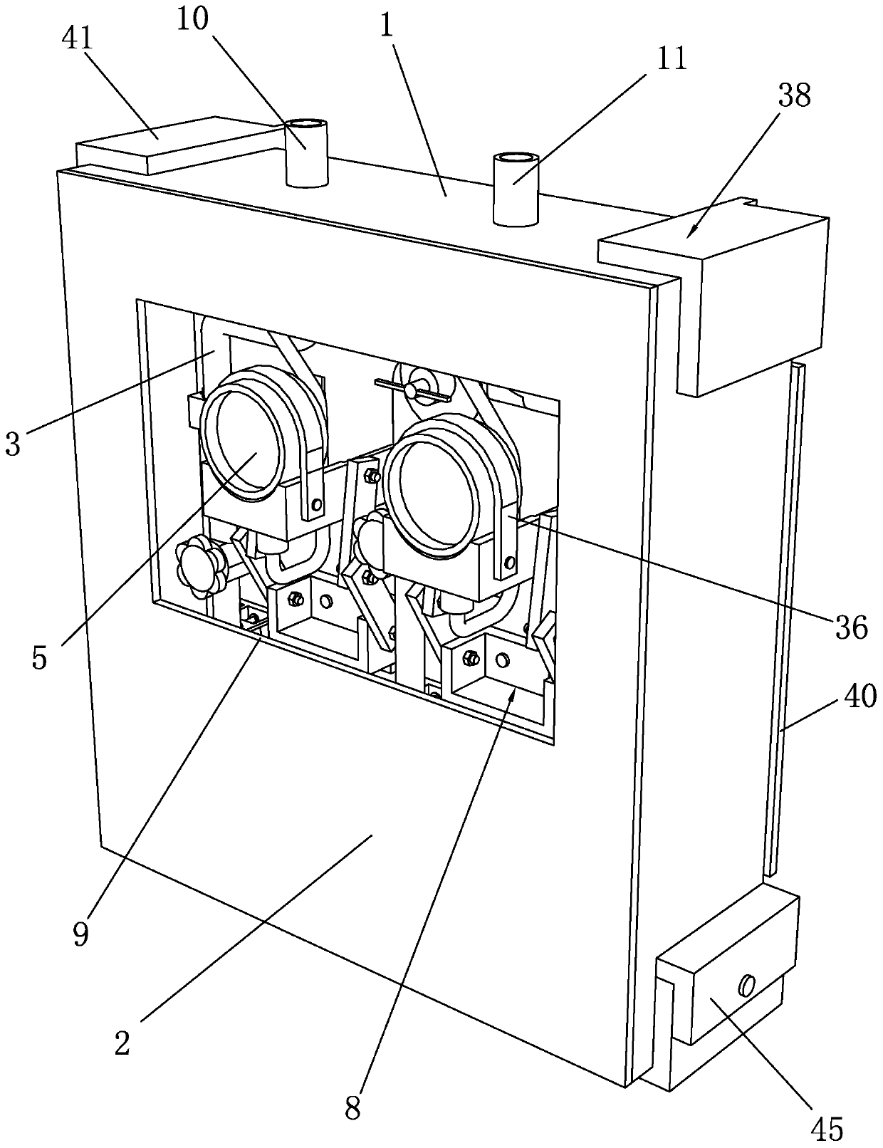 High-flow pressure relief device of medical gas