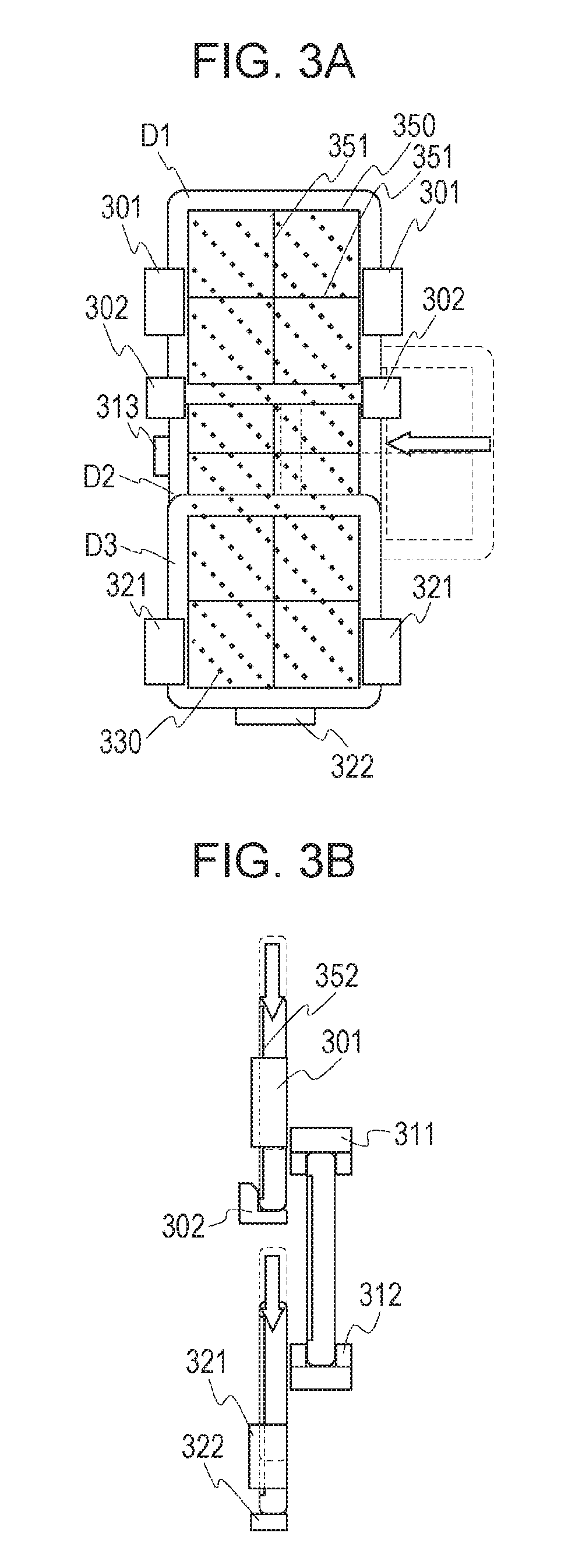 Radiation imaging system comprising a plurality of radiation imaging devices and a plurality of retainers configured to position and retain the plurality of radiation imaging devices