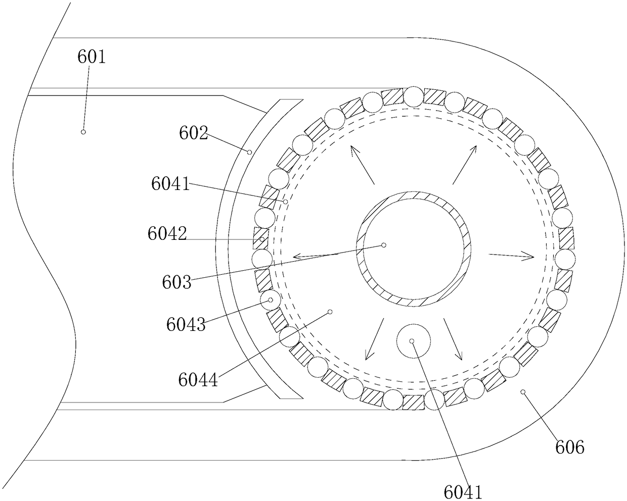 Lubricating device of running machine running belt by utilizing rolling rod to apply oil for lubrication