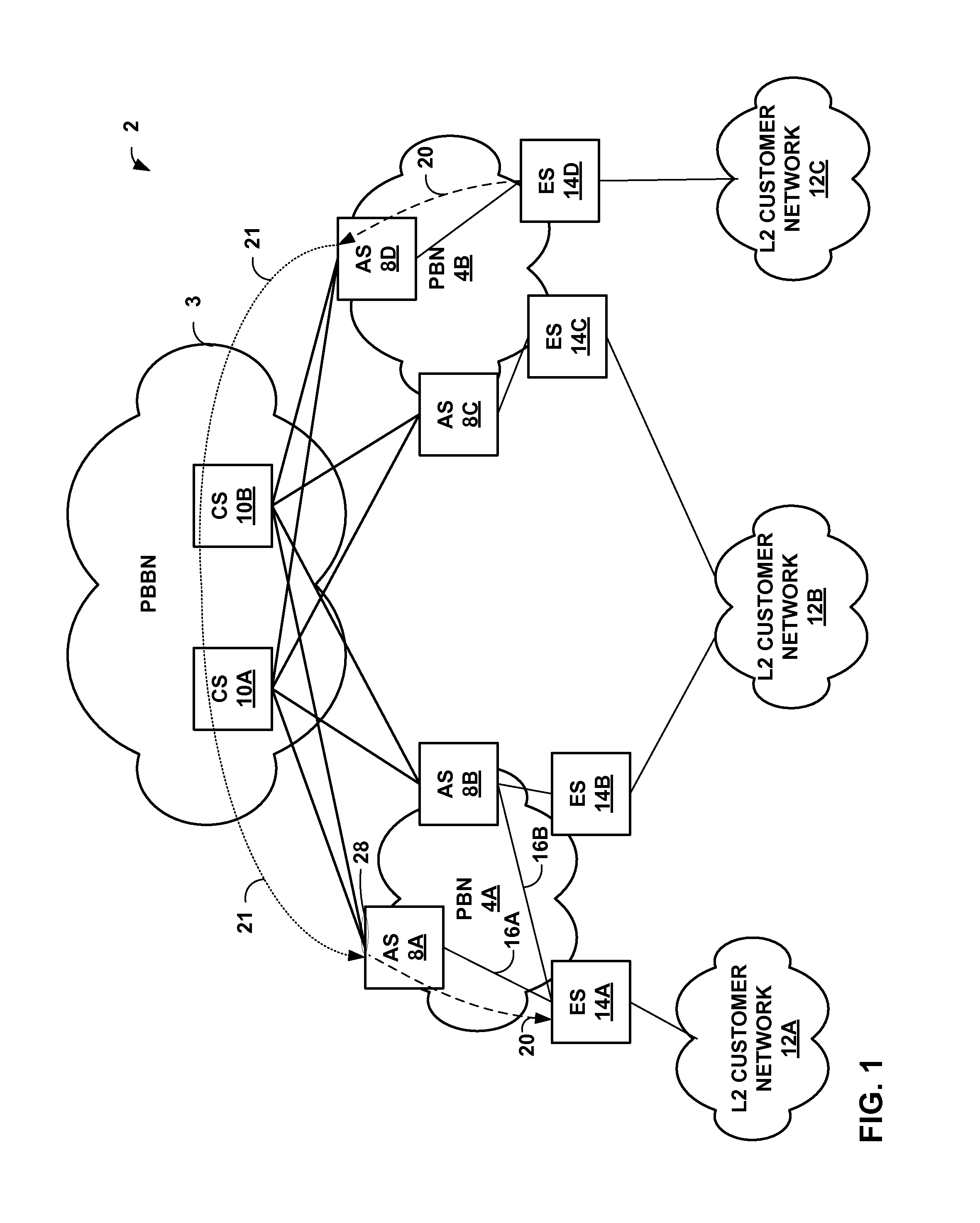 Address learning in a layer two bridging network