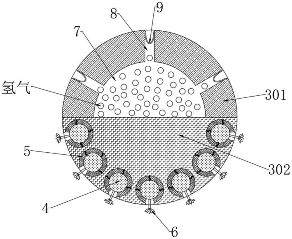 Up-down floating type efficient heat dissipation display screen