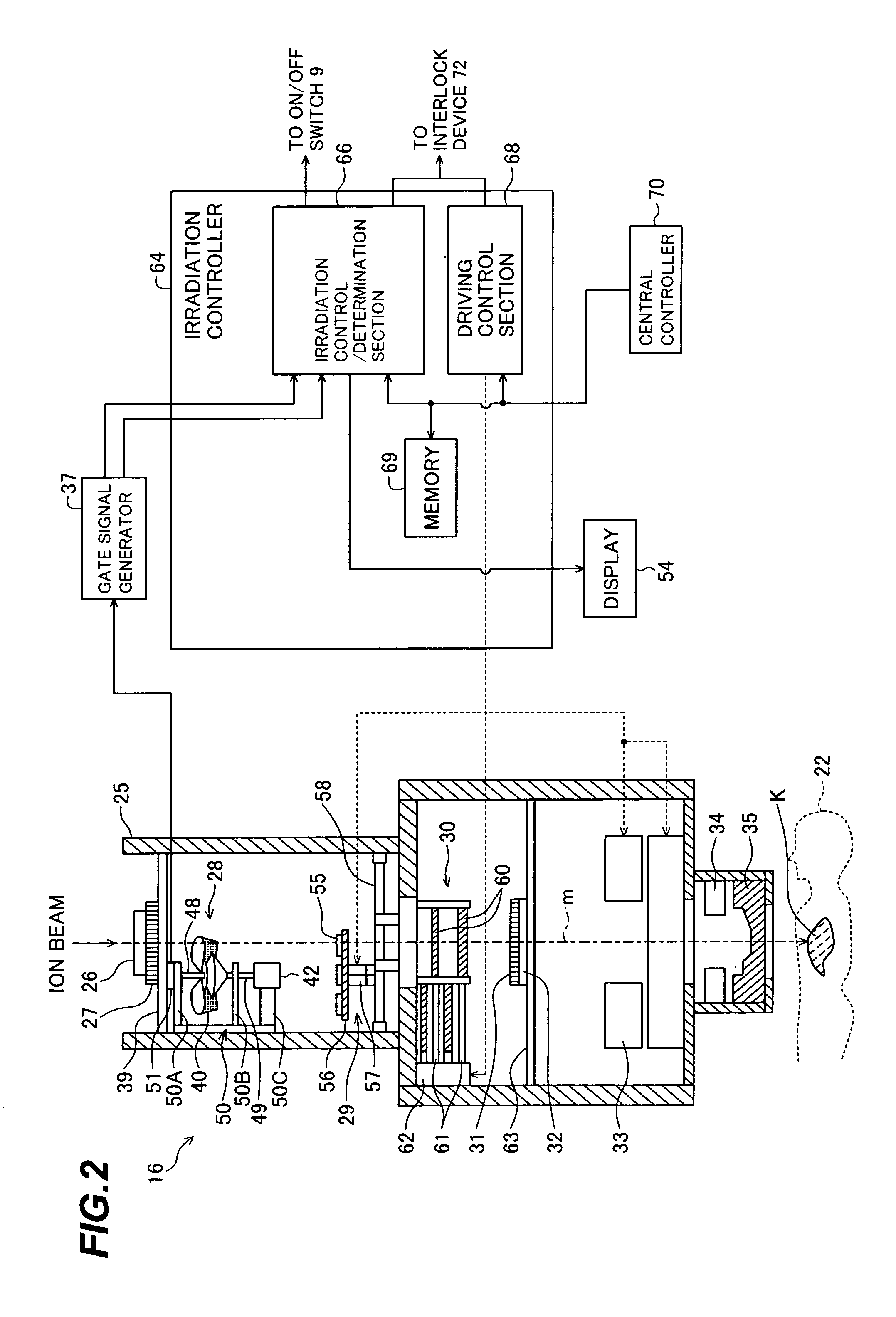 Charged particle beam extraction system and method