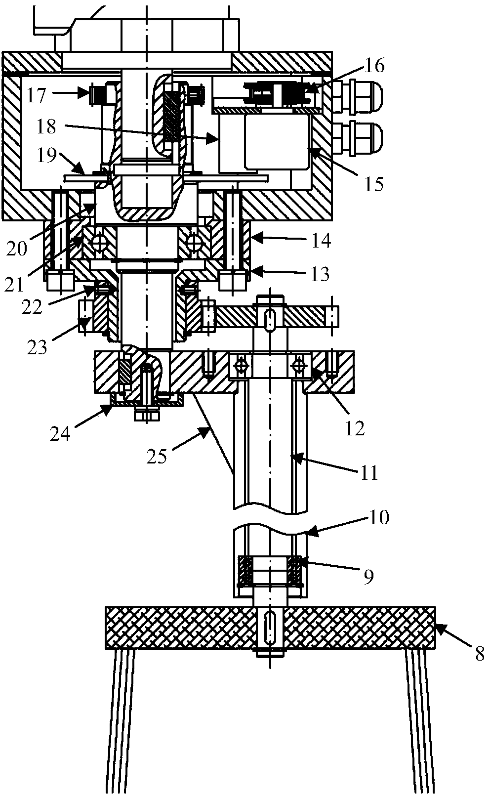 Planetary brush type inter-plant hoeing device