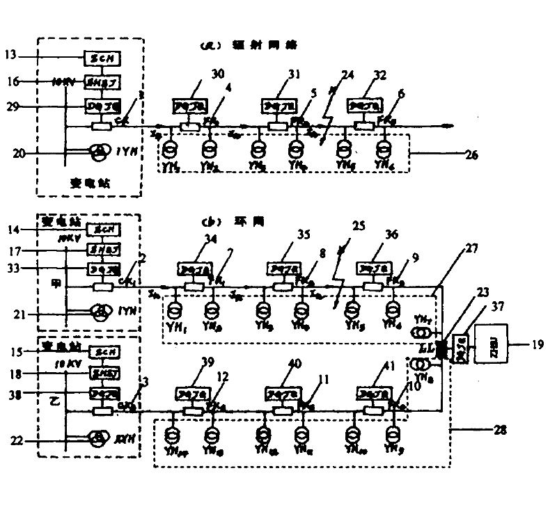 Method for detecting distribution network short circuit fault and restoring power supply in non-broken-down section