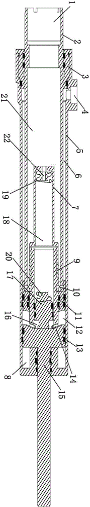 Air cylinder with liquid buffer device