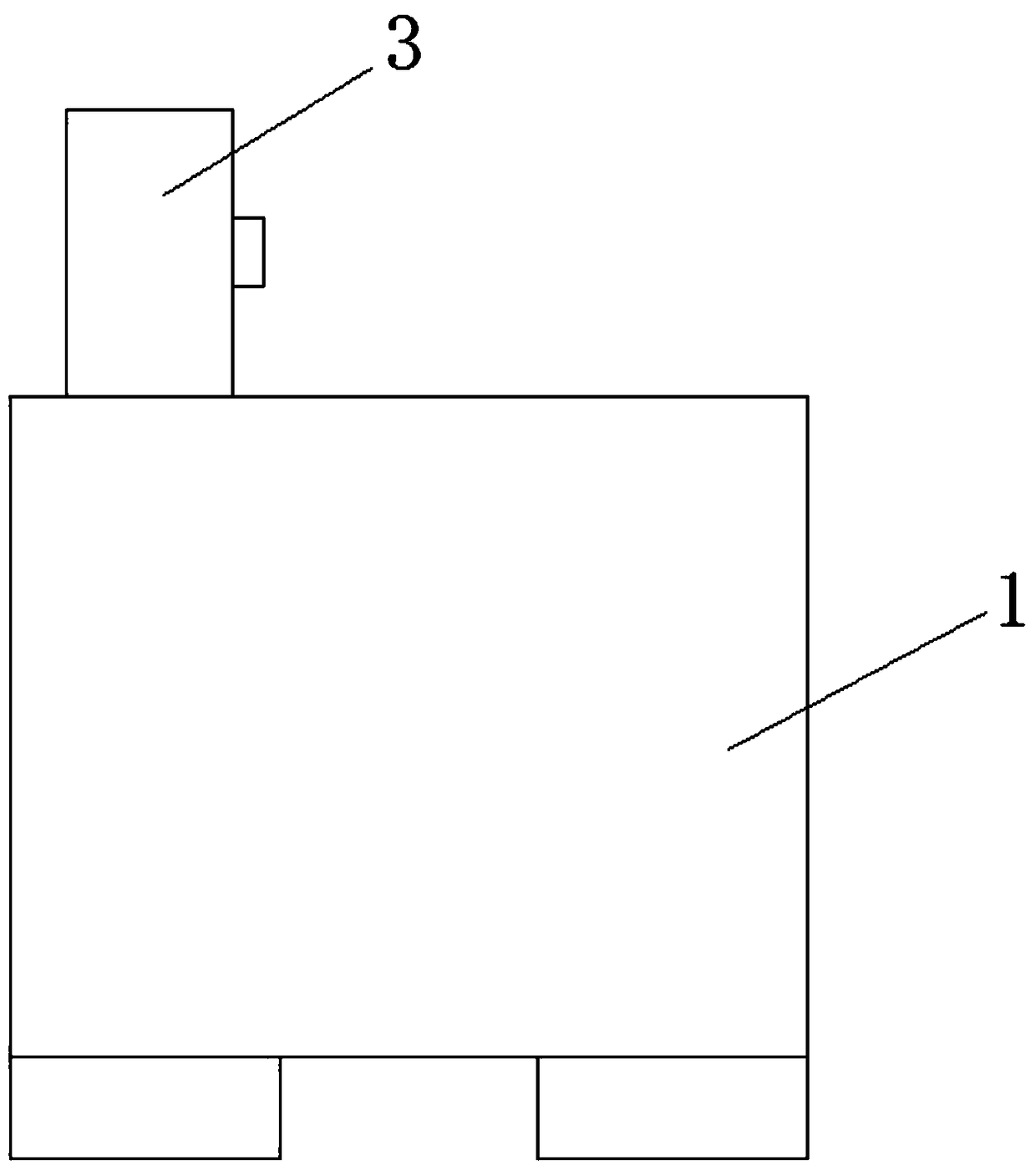 Safety line accurate measurement device of safety line security paper