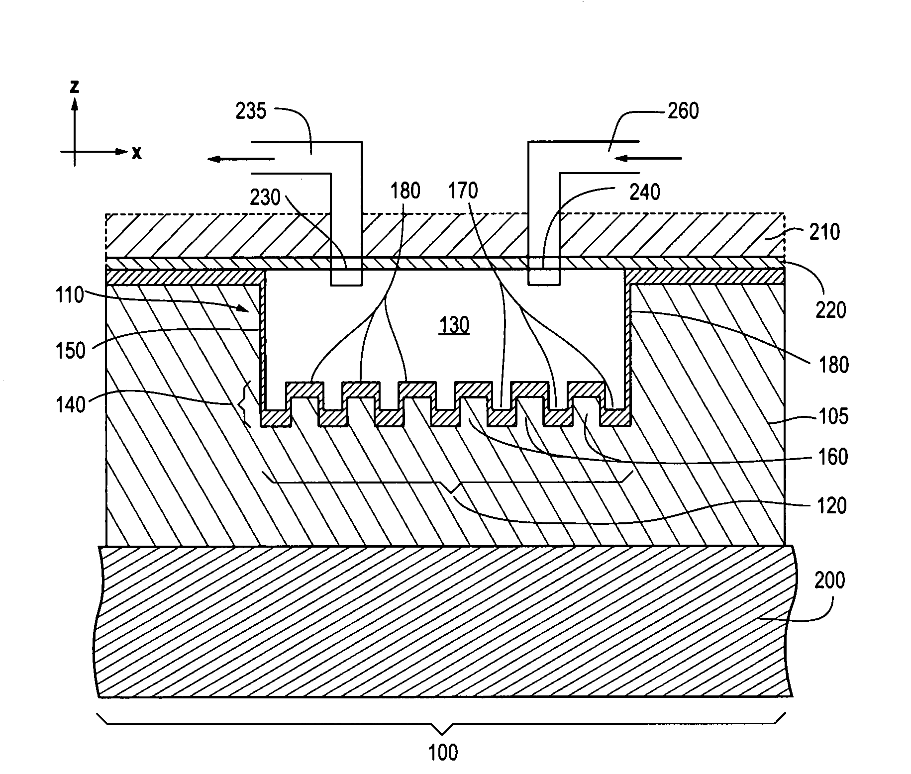 Photonic crystal sensors with intergrated fluid containment structure