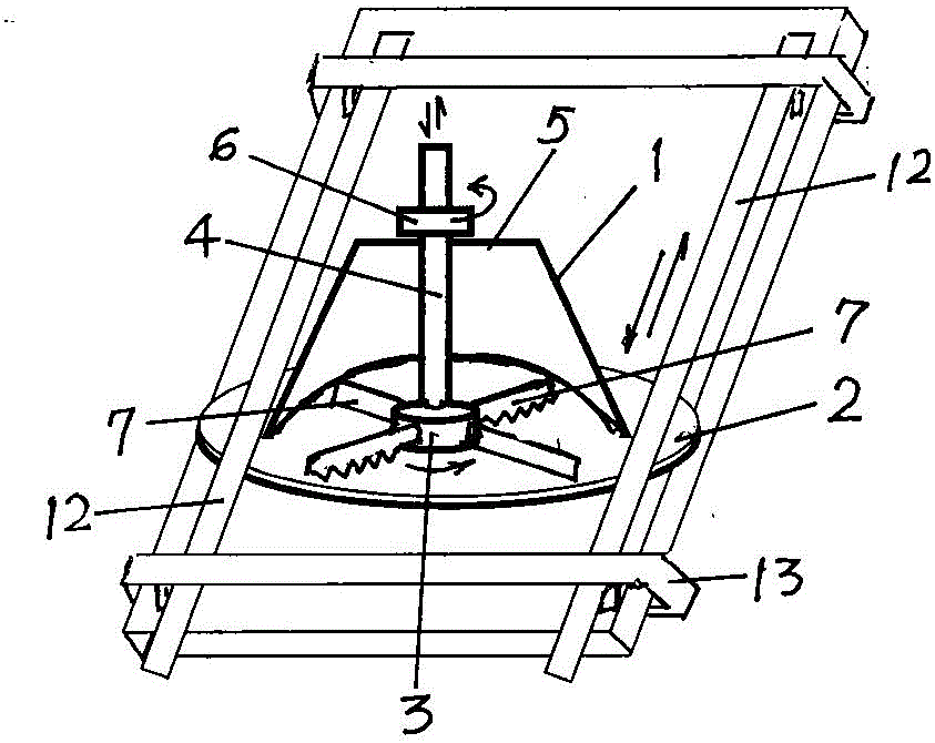 Surface layer sampling device for uniformly scraping coating layer on surface of light industrial product