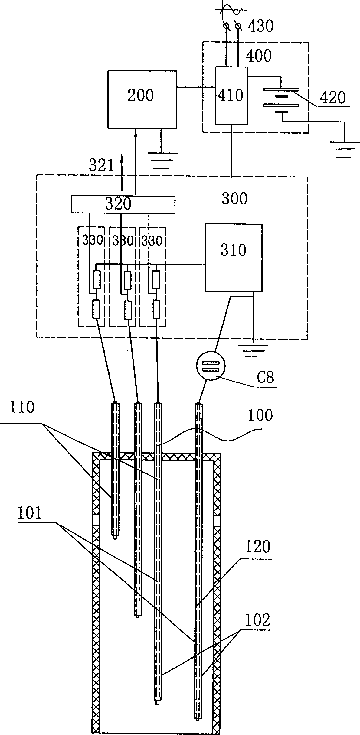 Water level measuring apparatus