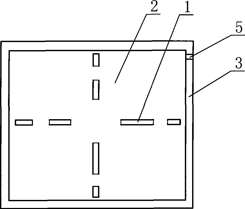 Support member for laminated glass and method for making same