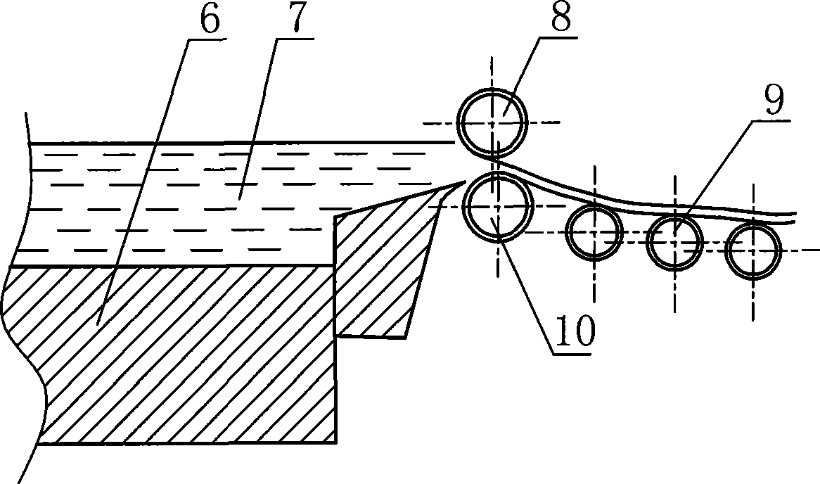 Support member for laminated glass and method for making same