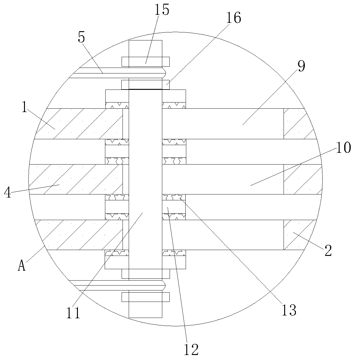 Self-resetting supporting device based on shape memory alloy and low-friction gasket