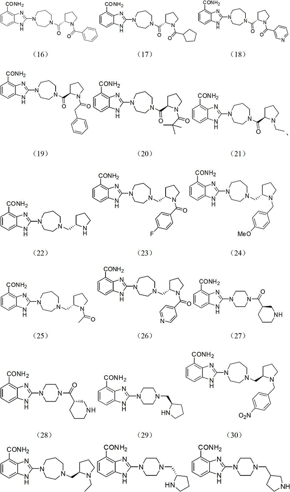 Benzimidazole-2-piperazine compound, pharmaceutical composition of compound and preparing method and application of pharmaceutical composition