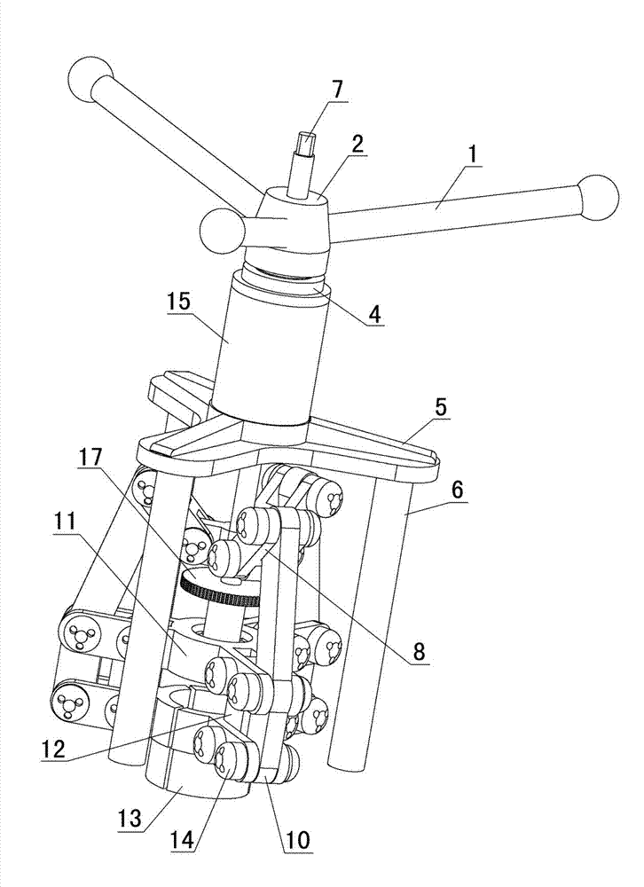 Pull type direct pulling device