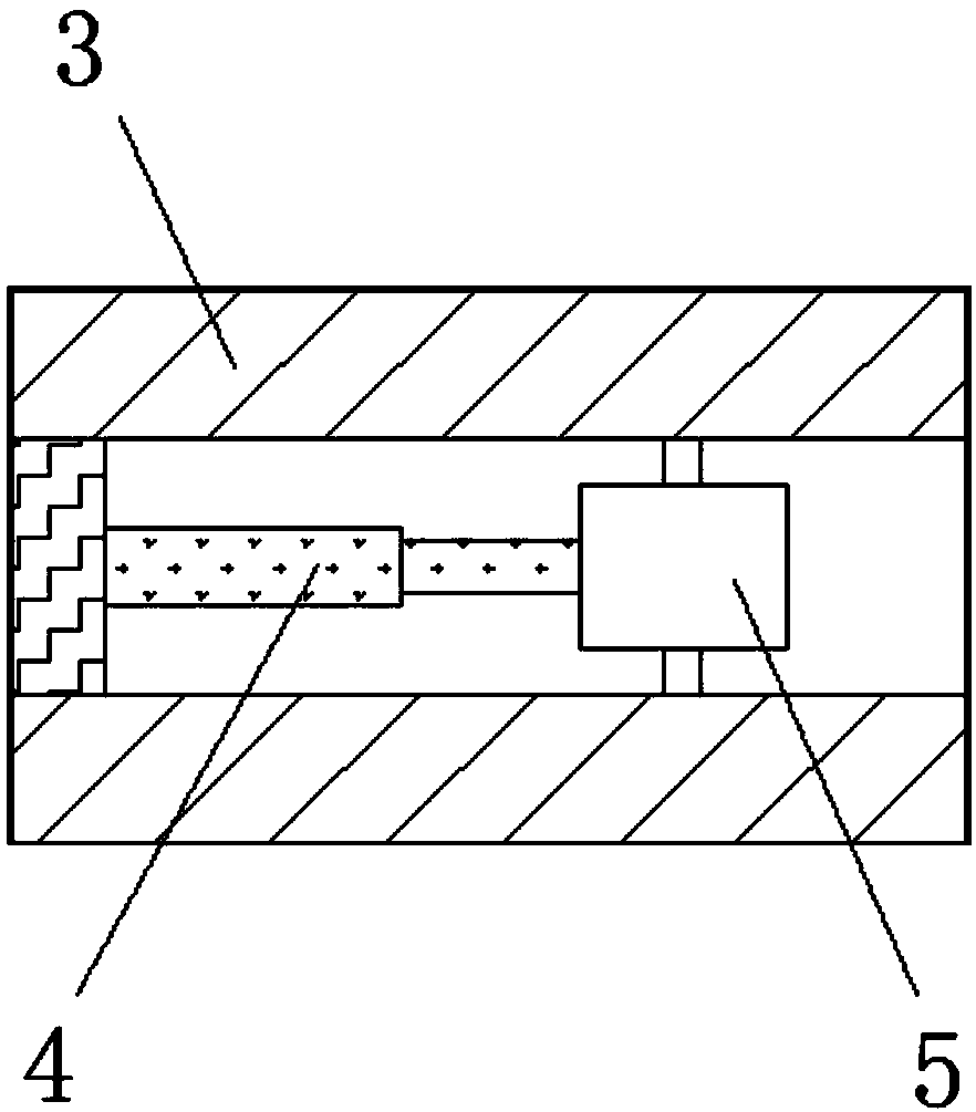 Hardware tool paint-spraying device with functions of controlling paint-spraying rate and preventing paint from polluting ground