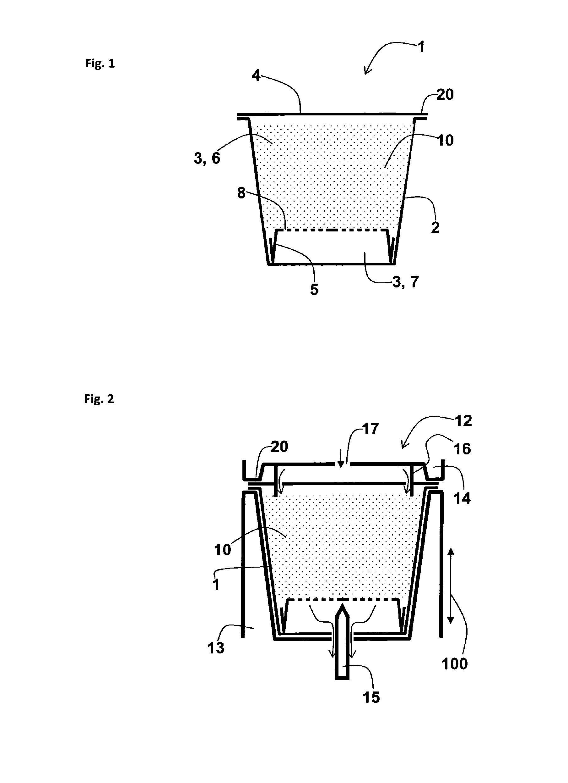 Beverage substance, portion capsule and method for producing a beverage