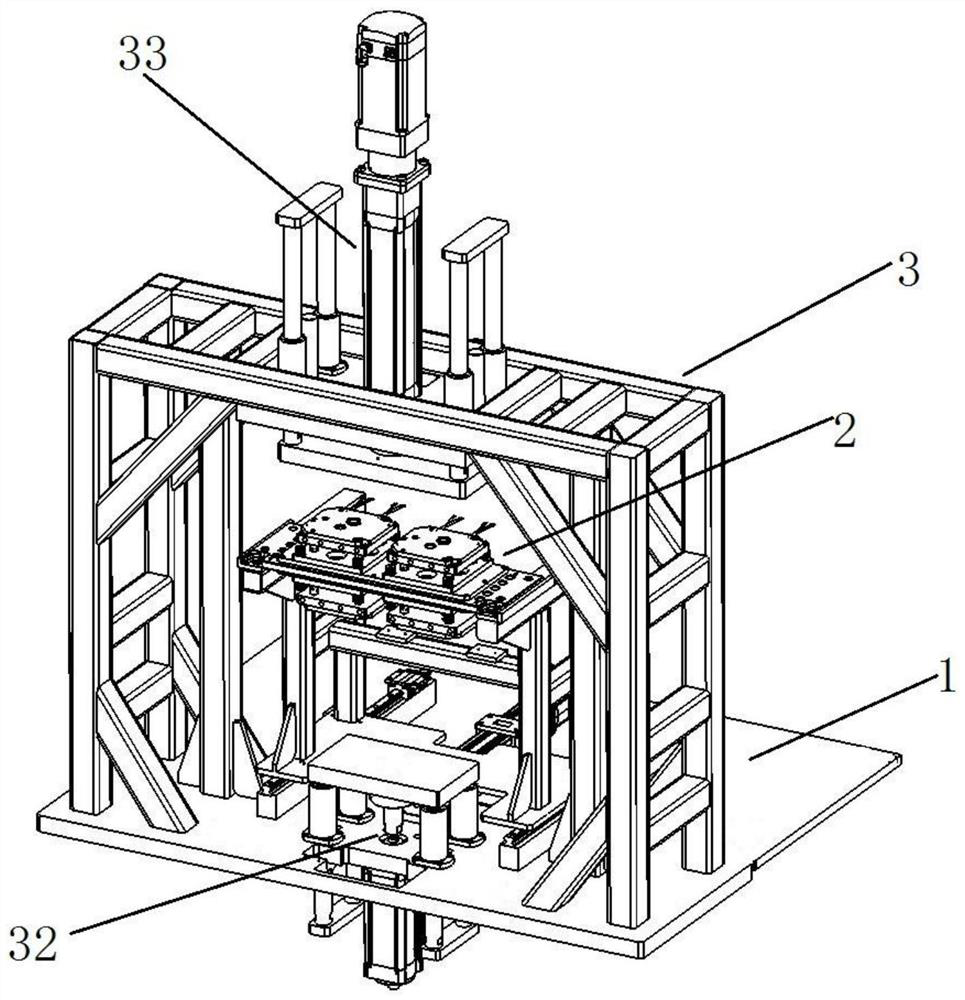 Automatic welding structure for plastic products