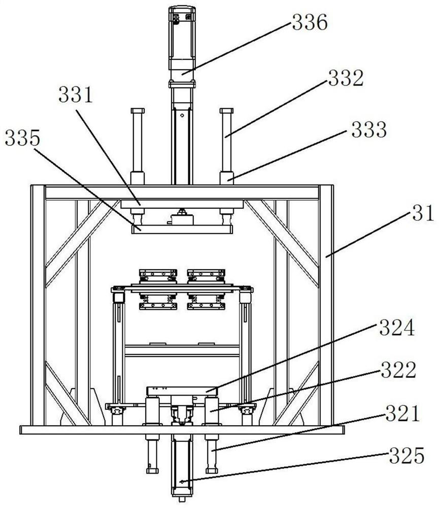 Automatic welding structure for plastic products