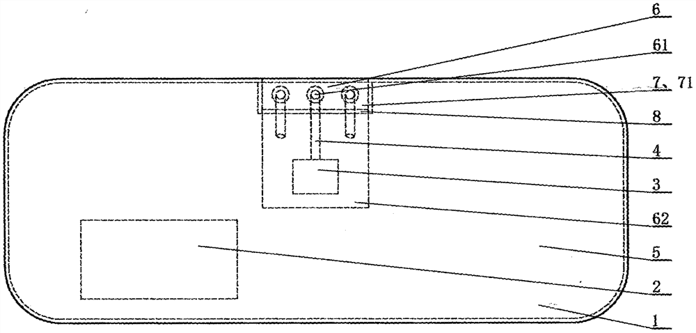 Water purifier with downward external water port, upper control module and U-shaped filter container bin