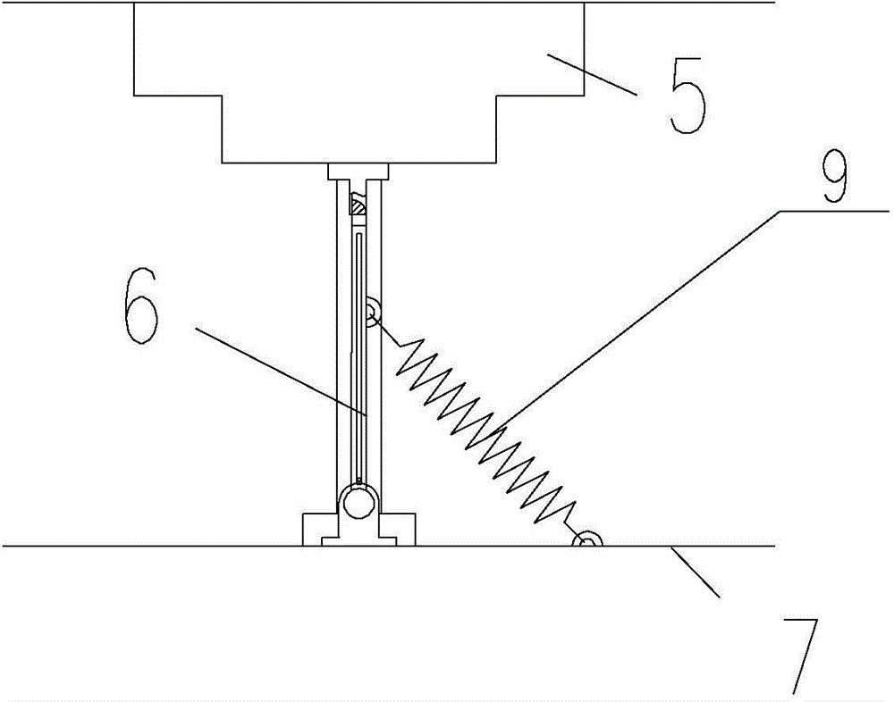 Anti-dropping device for slide block of hydraulic press
