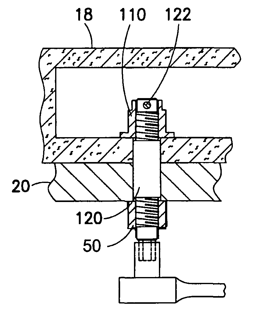 Multi-piece fastener with self-indexing nut