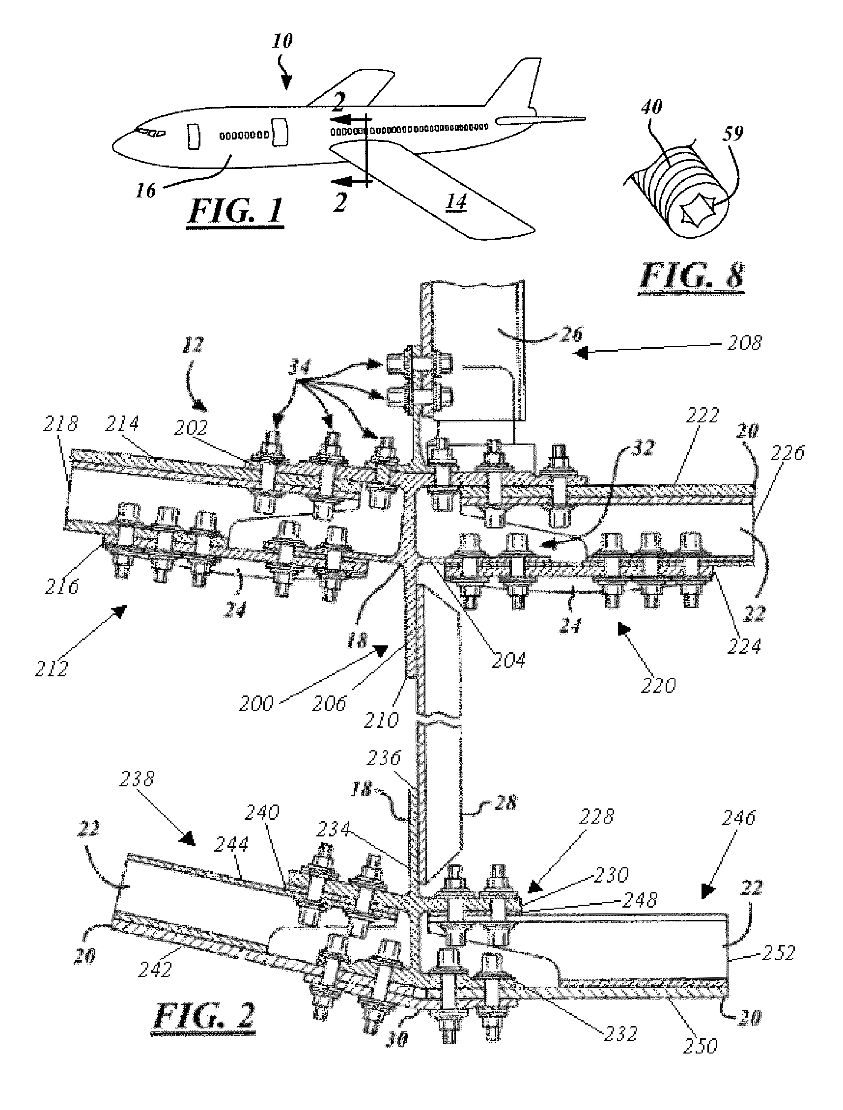 Multi-piece fastener with self-indexing nut