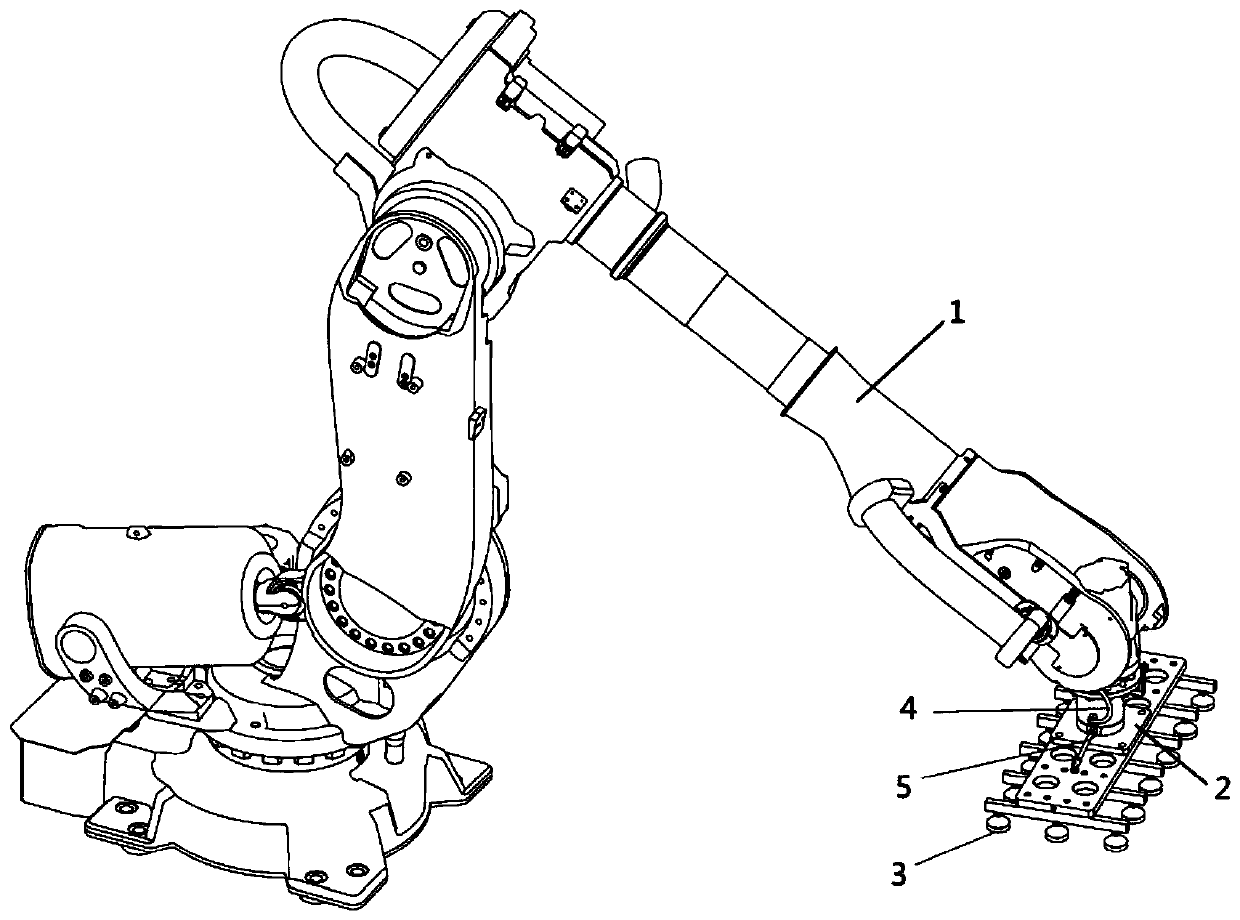 Mechanical arm rotating sucker conveying device