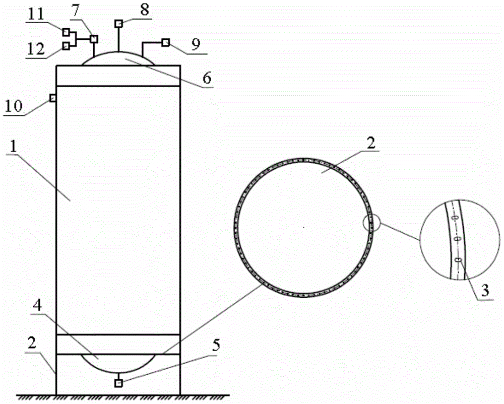 Low-temperature internal pressure test assessment method for low-temperature storage tanks in the state of non-insulated structure