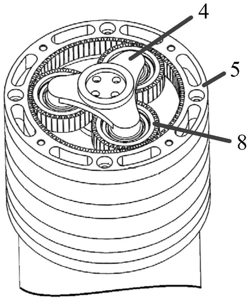 Planetary gear reduction mechanism and steering engine