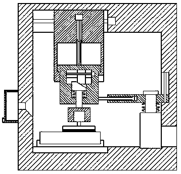 A dust-free and environmentally friendly stone grinding device