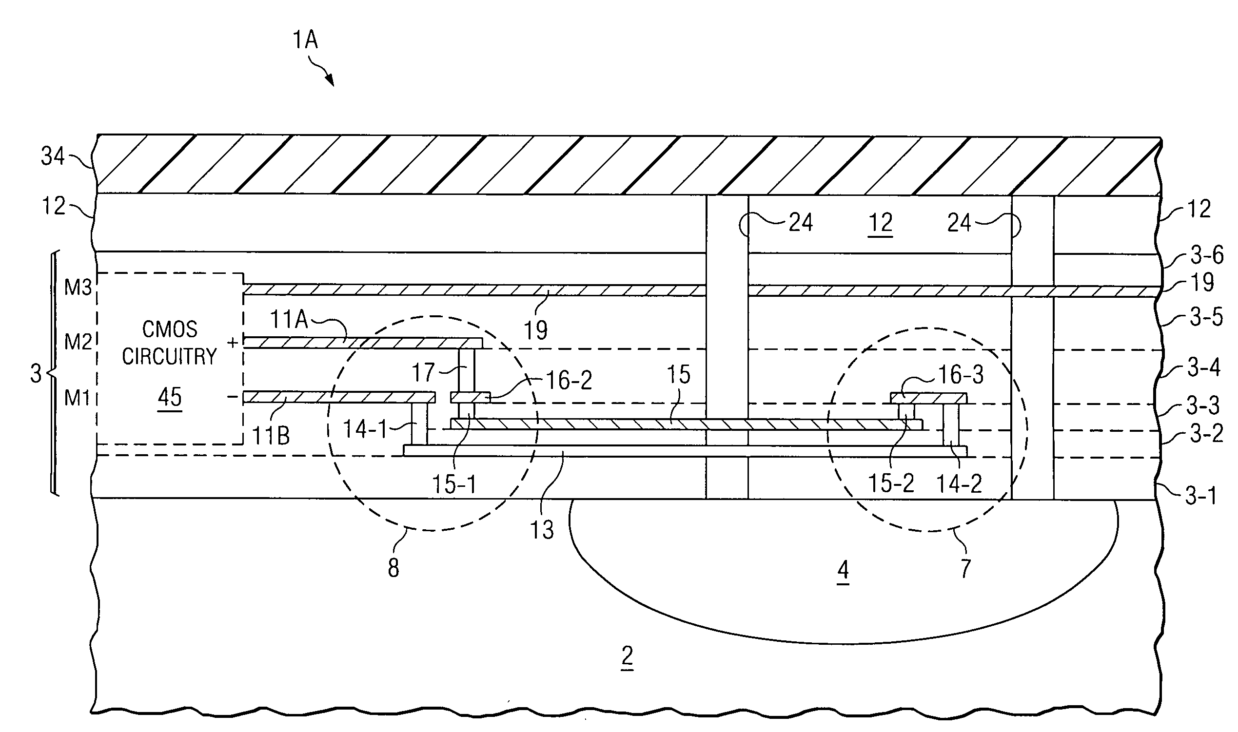 On-chip calibration system and method for infrared sensor