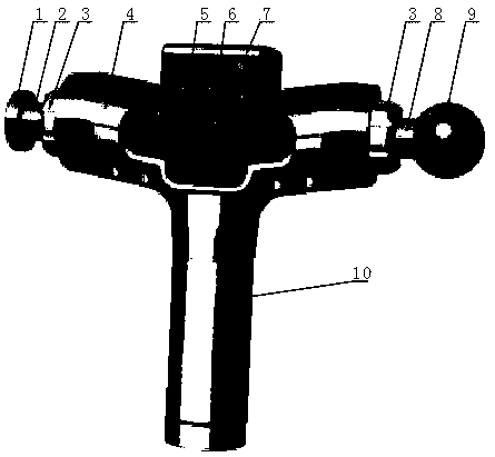 Double-head fascia gun