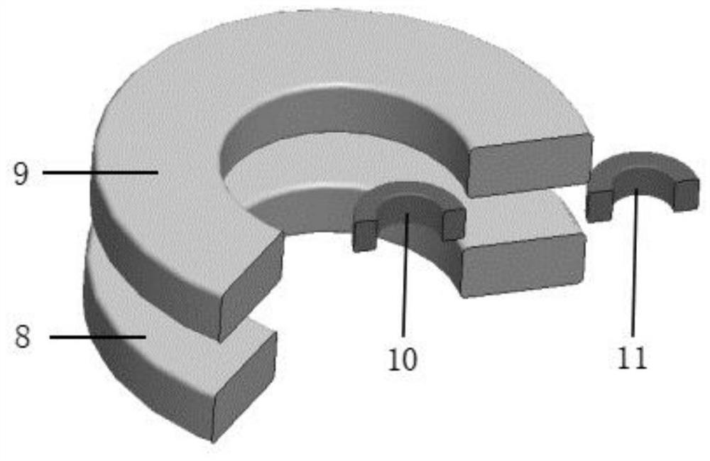 Static magnet-based high-sensitivity metal wear particle online detection sensor