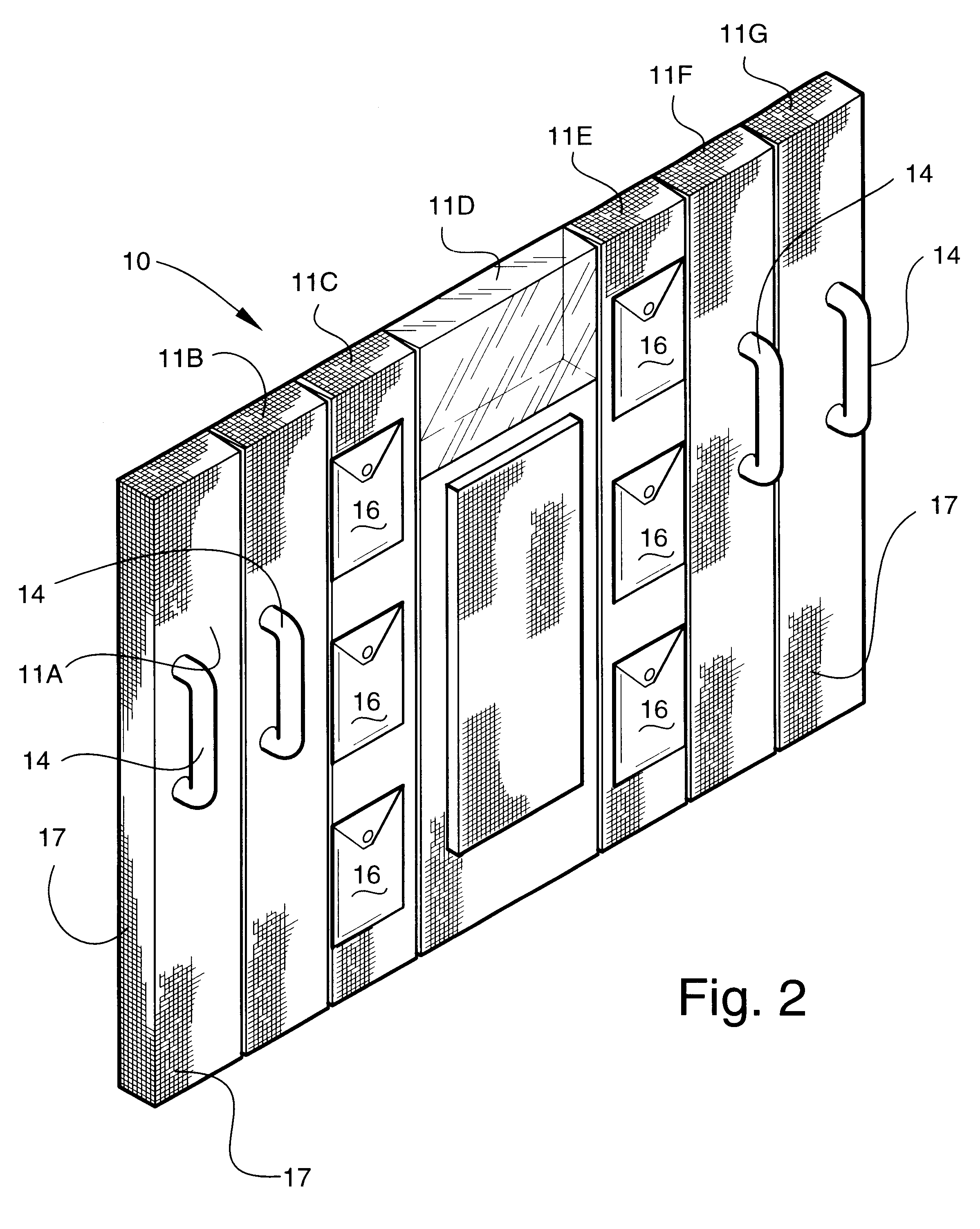 Physical restraining pad assembly and system